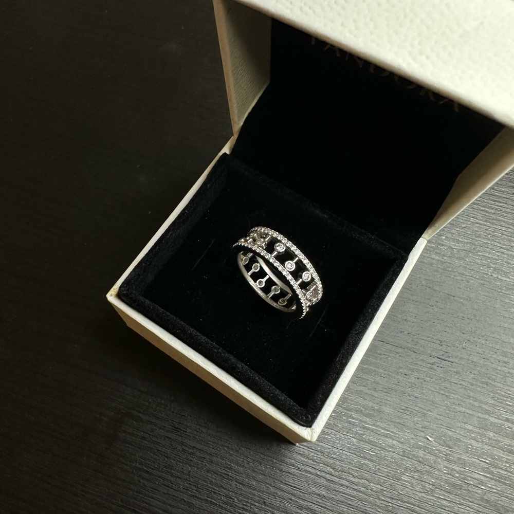 Designer Silver Colour ring